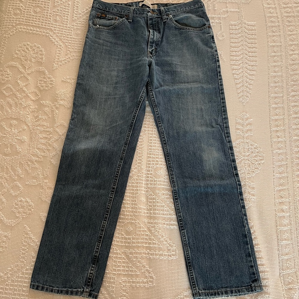 LEE Men’s Dark Wash Relaxed Fit Jeans